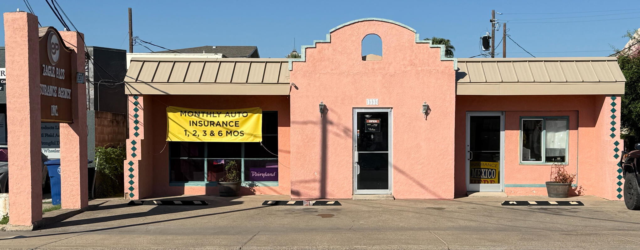 Eagle Pass Insurance Agency office at 333 N. Ceylon St, Eagle Pass, Texas 78852